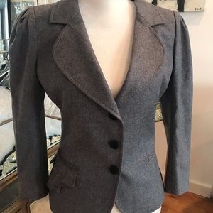 Fendi gray wool, fitted blazer